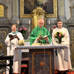 Ein großes Dankeschön für die heutige Aushilfe an den Seelsorger Anton Novinscak.