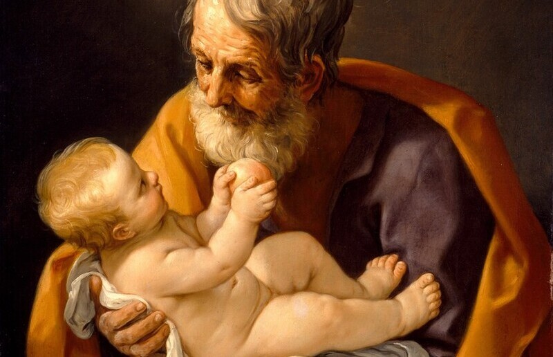 Guido Reni_Heiliger Joseph und das Christuskind / Wikimedia COmmons_Public Domain